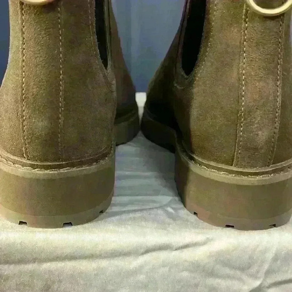 Cole Haan Greenwich Morel Brown Suede Chelsea Ankle Boots - Picture 5 of 8